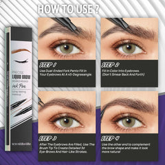 Pinkiou stroke samples on swatch card demonstrating natural results