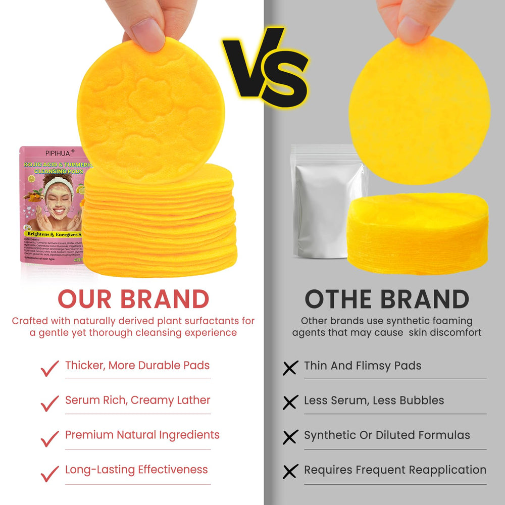 PIPIHUA pad soaked with serum demonstrating moisturizing saturation for easy use