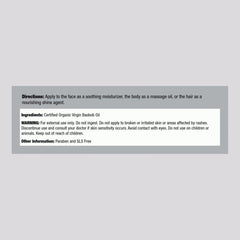 Piping Rock baobab oil texture closeup highlighting lightweight absorption