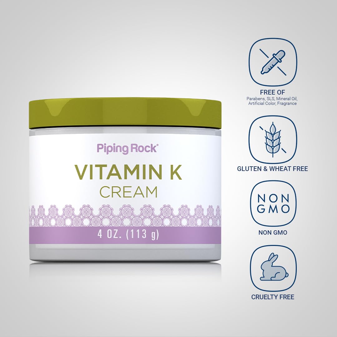 Piping Rock cream applied under eye demonstrating gentle application and reduced appearance benefit