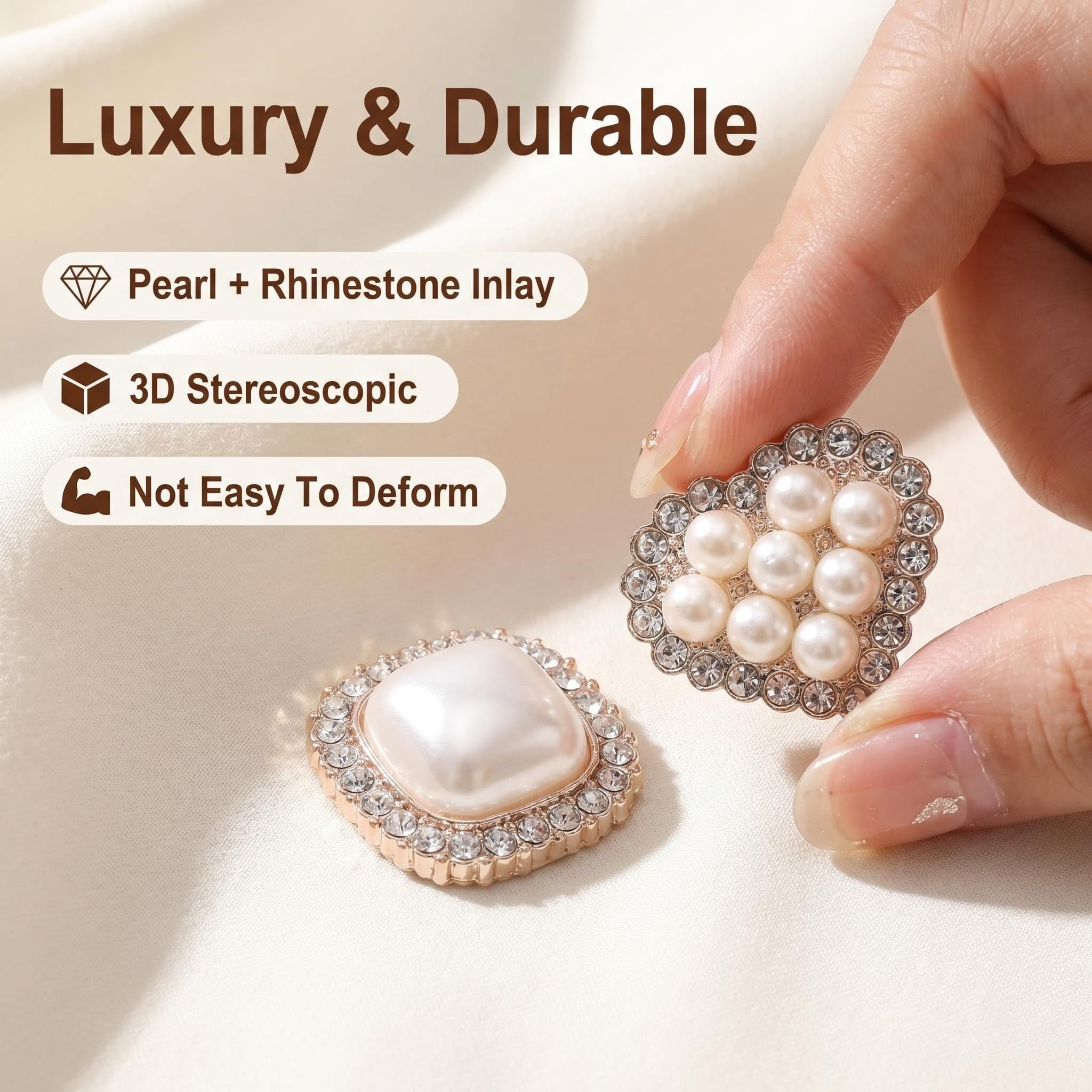 PIPITREE close-up of floral rhinestone detail, highlighting sparkle and refined finish