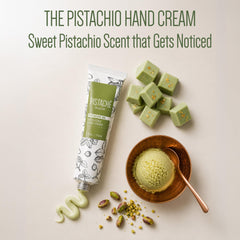 Pistaché Skincare open cap revealing cream dispensing for mess-free use