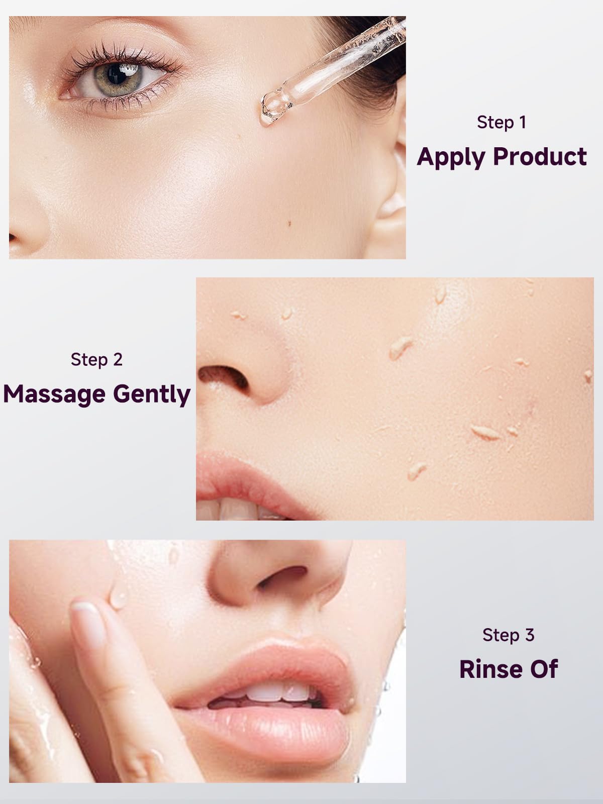 PIVETOS before and after texture comparison for refined, smoother skin