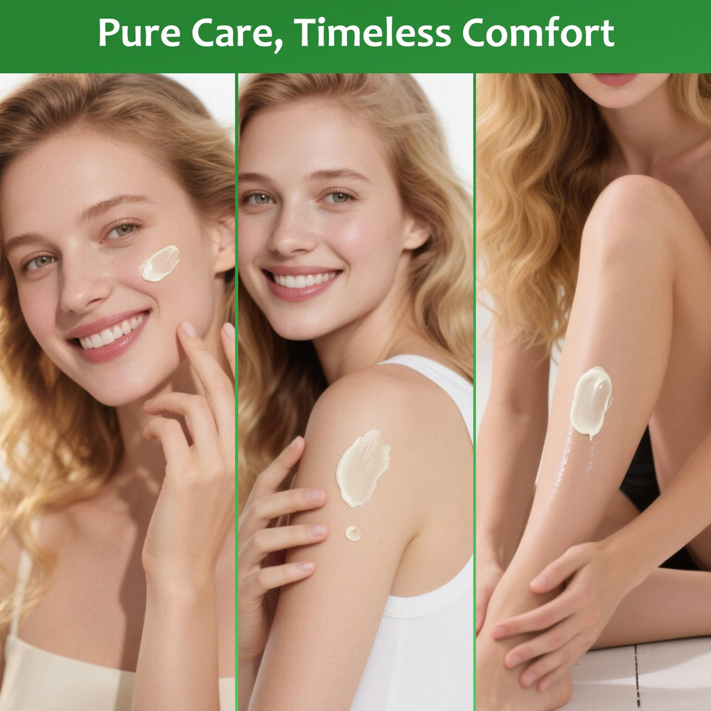Pixellon balm applied to elbow showing visible smoothing effect
