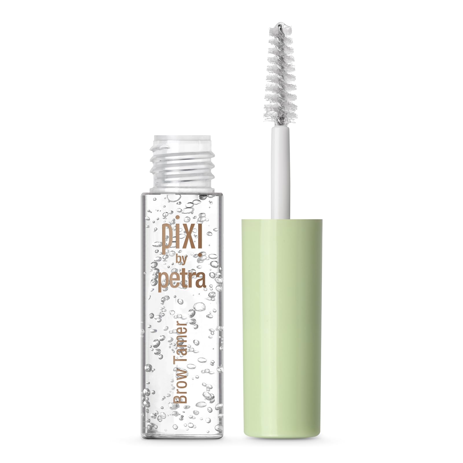 Pixi Brow Tamer front packaging showing size and clear gel benefit