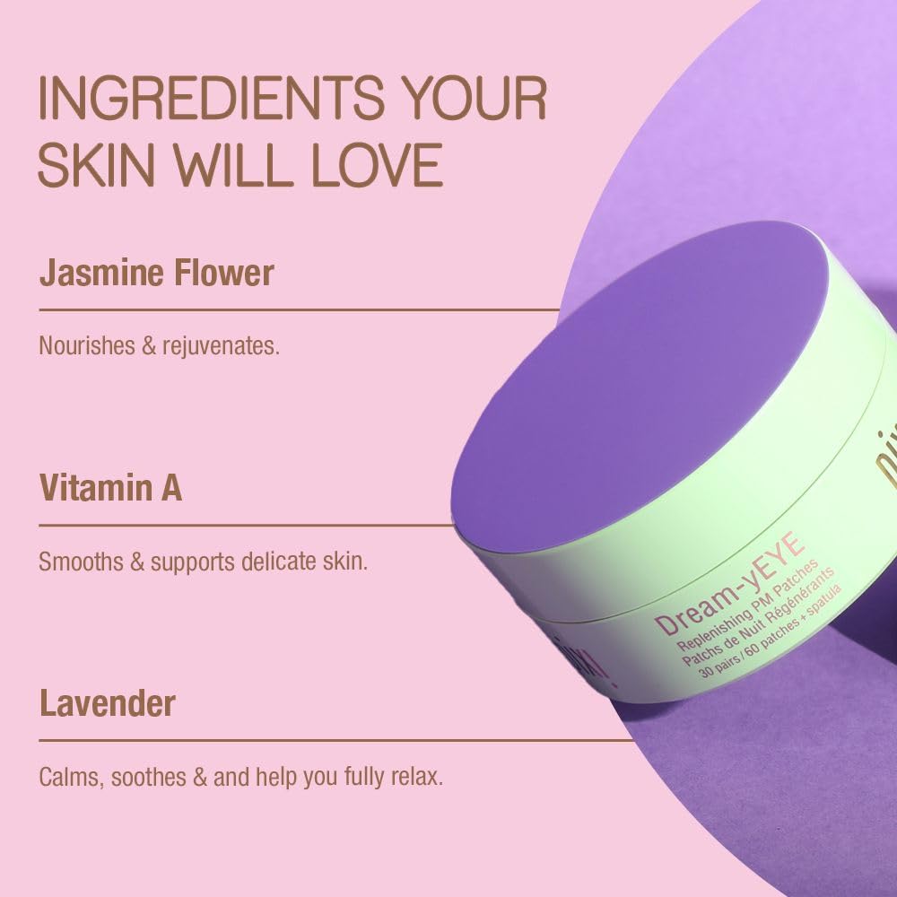 Pixi Dream-yEYE overnight patch on vanity restoring moisture while sleeping