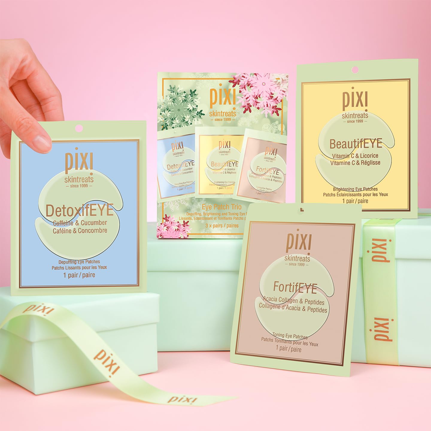 pixi gift-ready box in lifestyle scene ideal for stocking stuffer