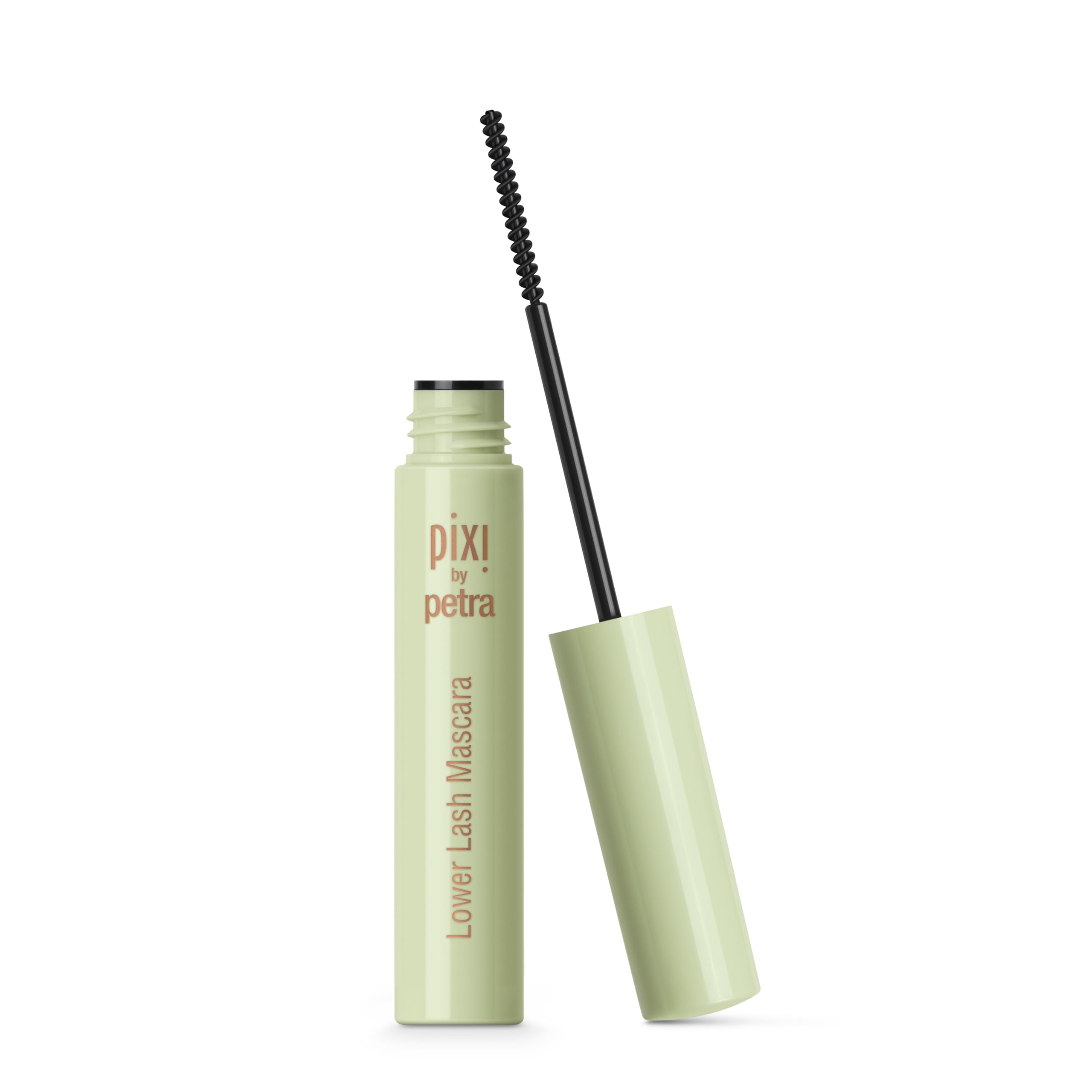 Pixi lower lash mascara tube showing compact travel-friendly design benefit