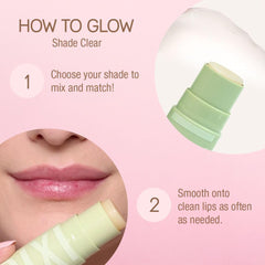 Pixi +Hydra LipTreat applied on lips close-up demonstrating sheer finish and hydrated appearance