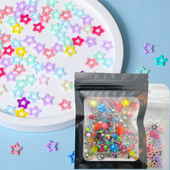 Pizadix colorful star decorations displayed to show accent placement options