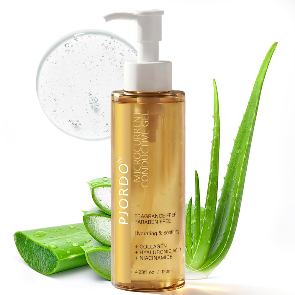 Pjordo front bottle showing clear gel and simple packaging for ease of use