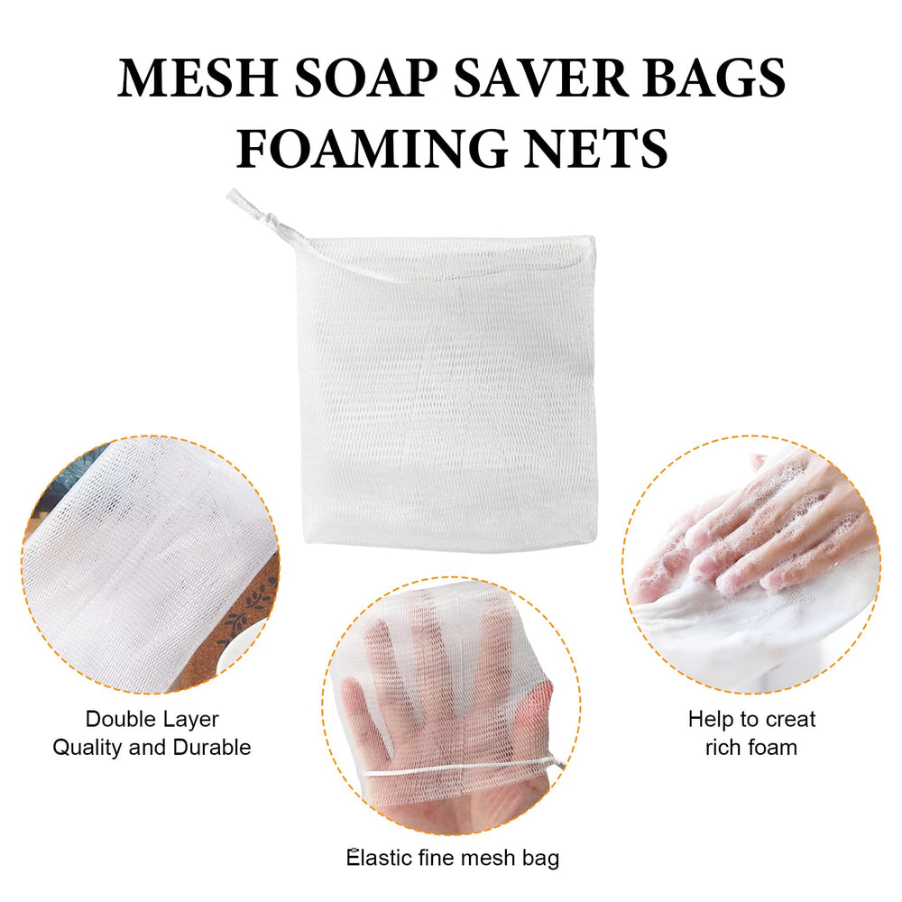 PKRFCJ pouch filled with soap scraps demonstrating waste reduction and reuse