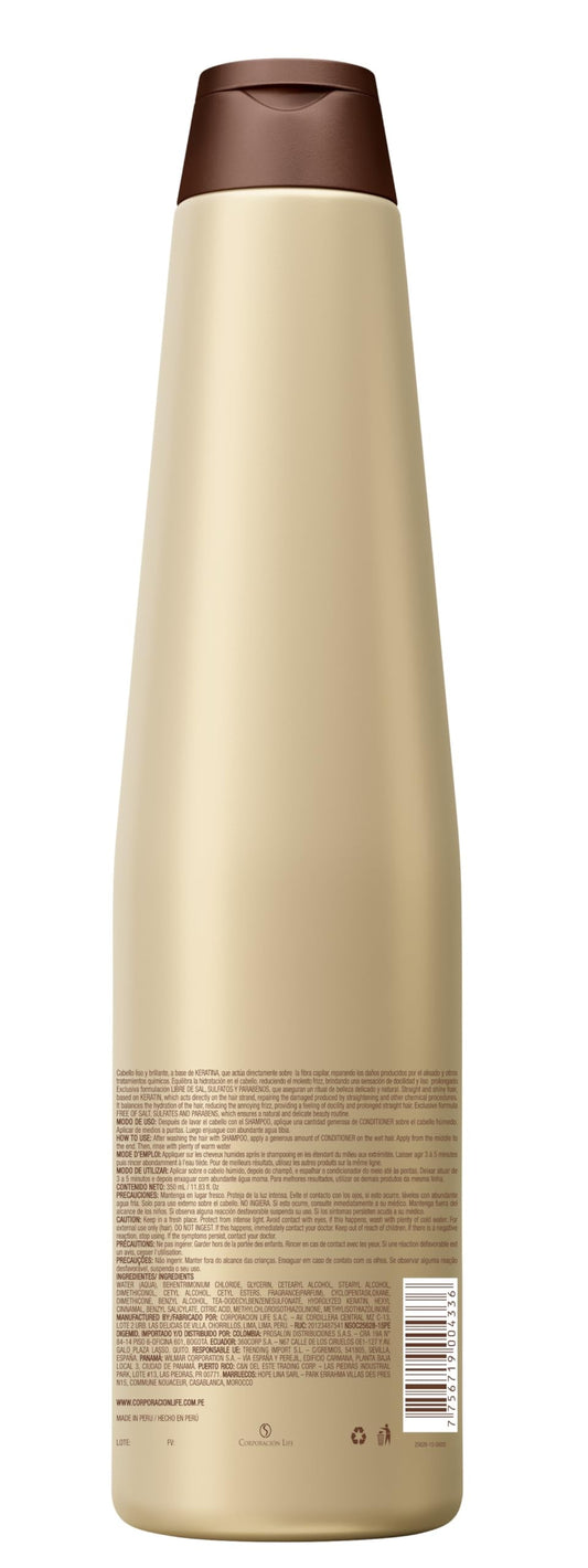 PLACENTA LIFE close-up of creamy keratin texture highlighting reparative formula benefits