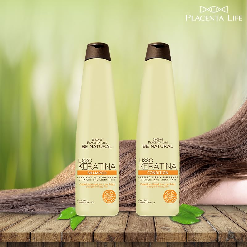 PLACENTA LIFE used in salon setting demonstrating smoother shinier hair