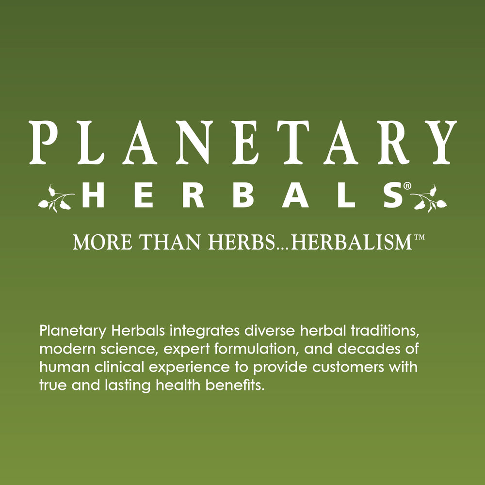 Planetary Herbals jar on bathroom counter in lifestyle scene suggesting daily routine use