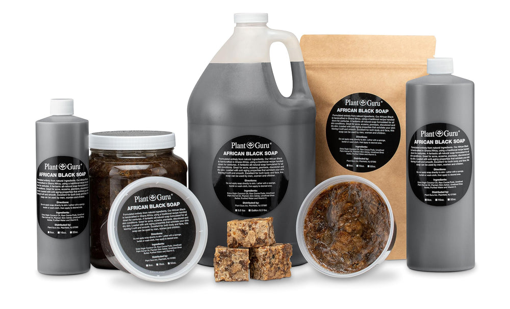 Plant Guru soap applied to scalp illustrating clarifying benefit for hair