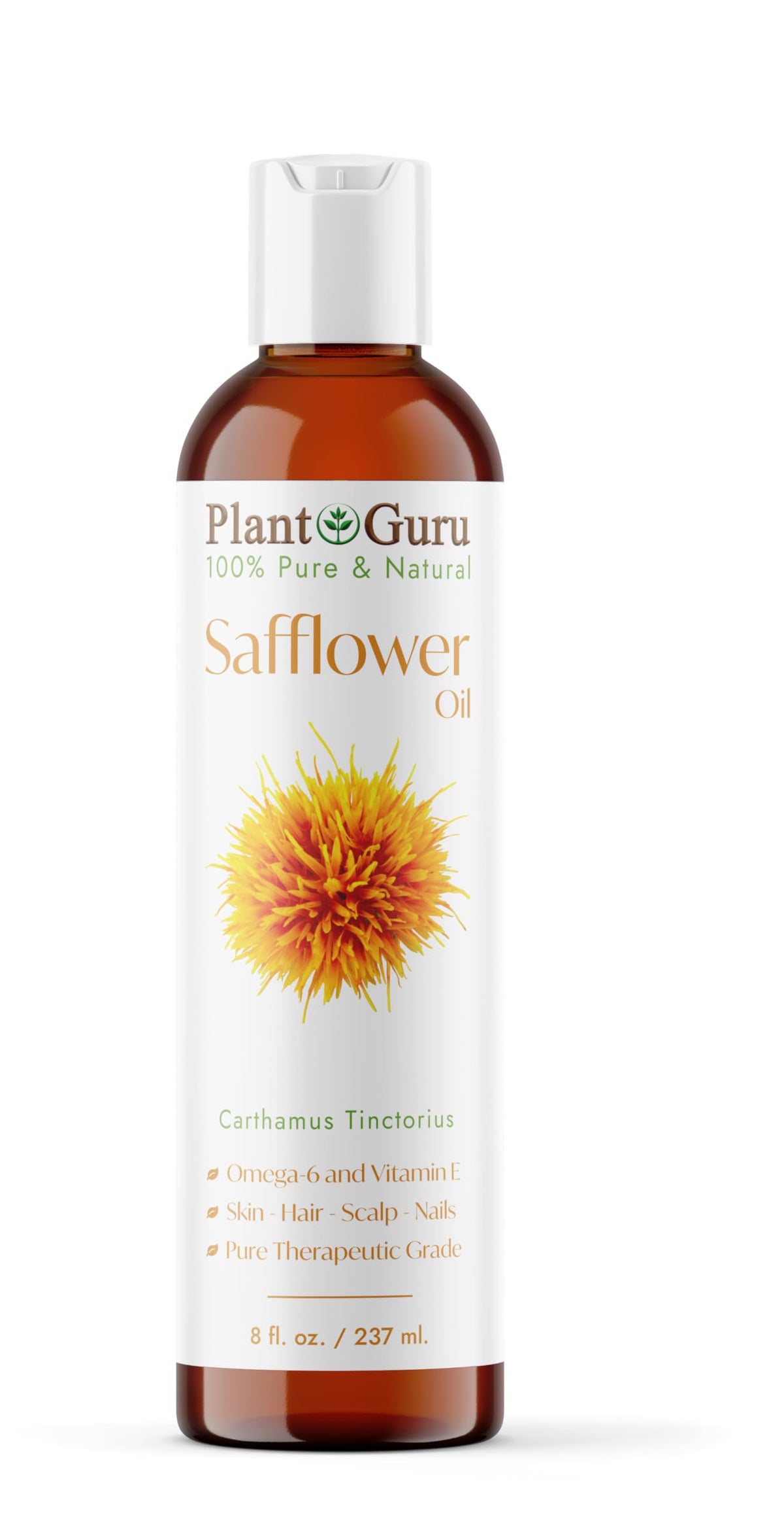 Plant Guru bottle front view showing clean packaging and size benefit