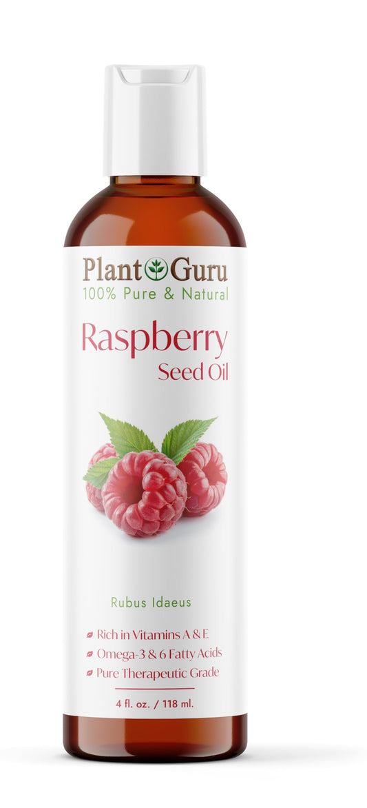 Plant Guru front label on 4 fl oz bottle showing product clarity and purity