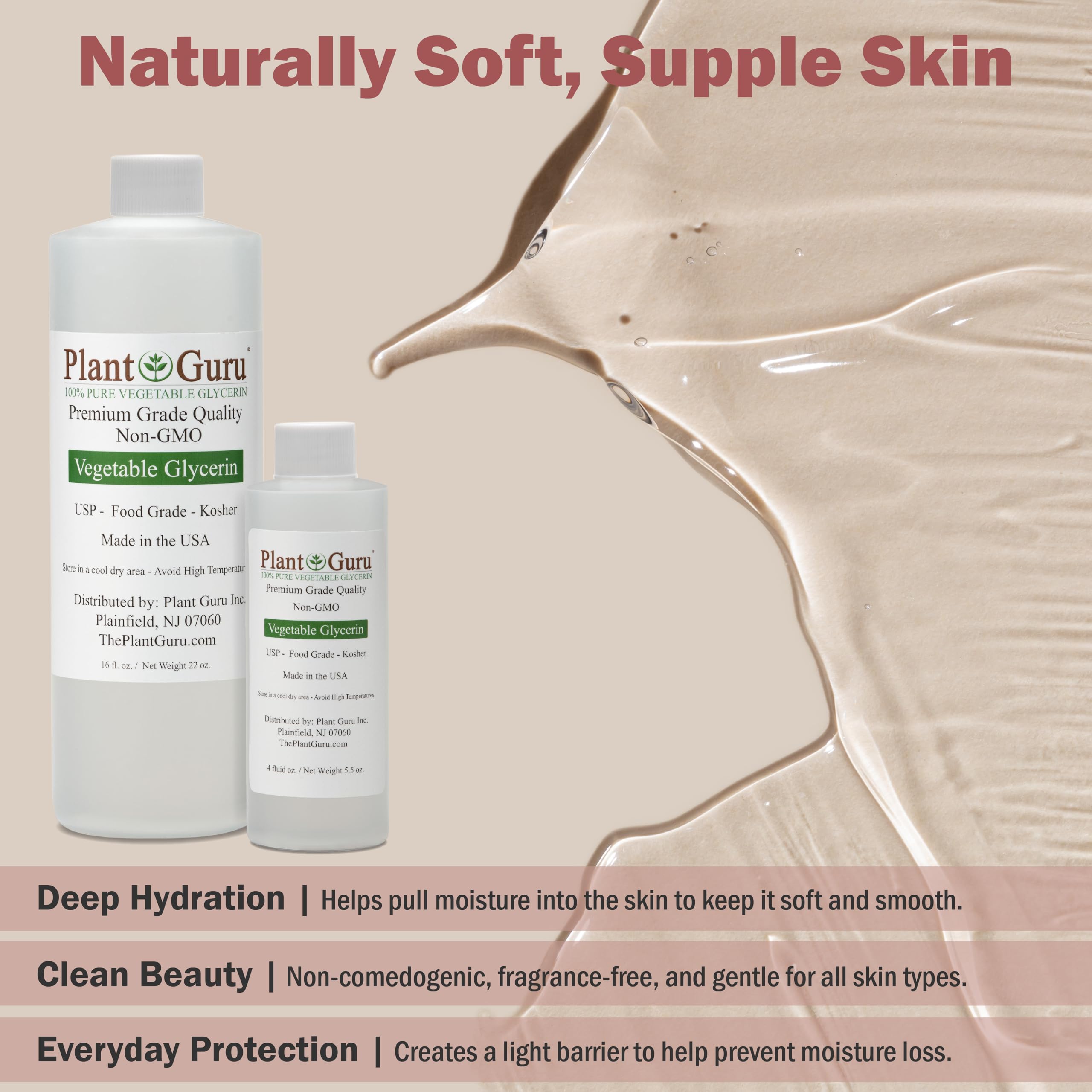 Sealed HDPE container cap of Plant Guru, preserves purity and safety