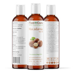 Plant Guru macadamia bottle top and cap detail for easy dispensing