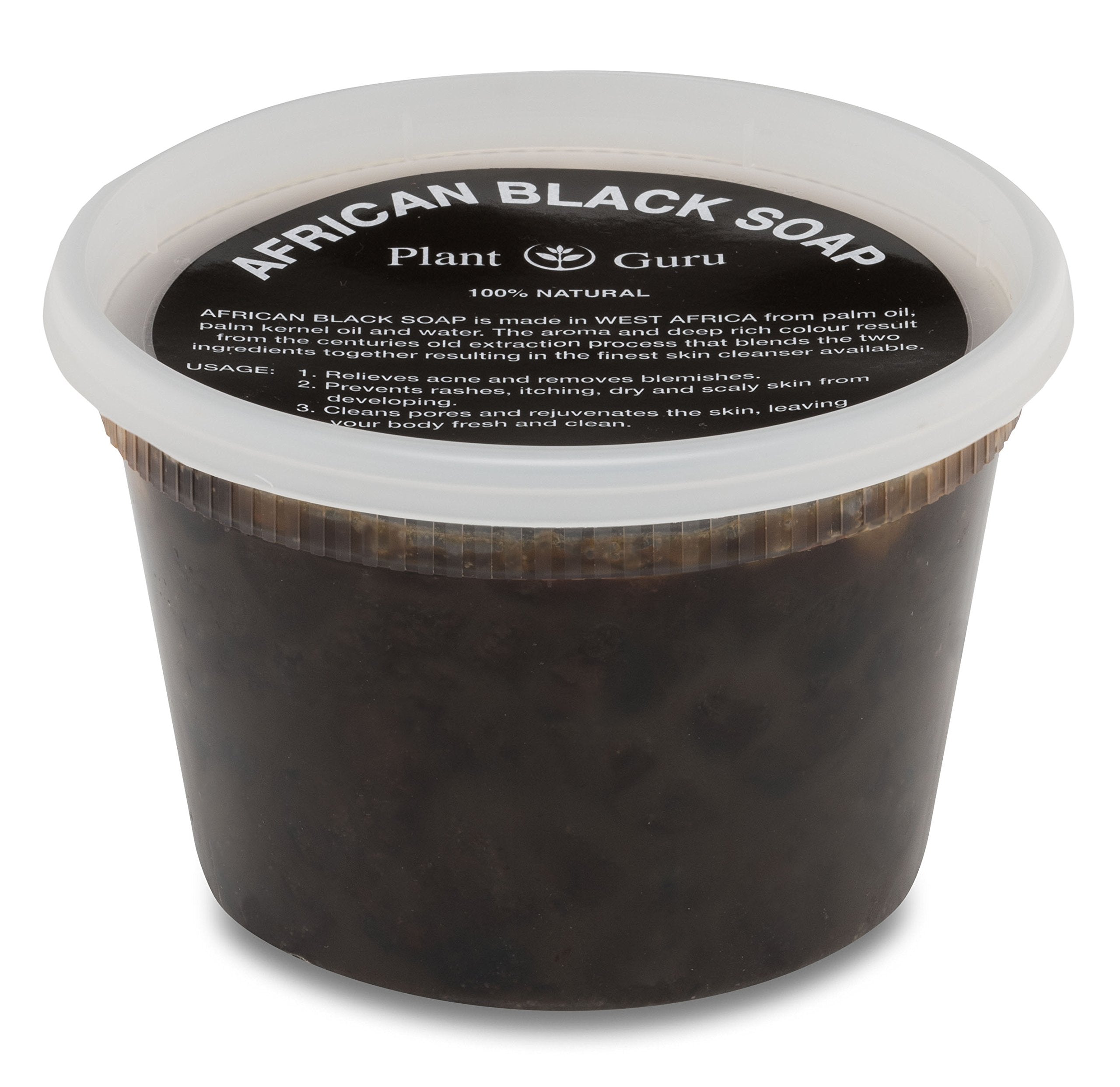 Plant Guru jar front view showing label and clean design, highlighting authenticity