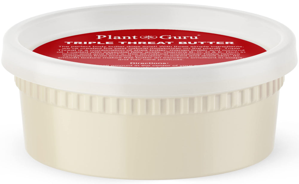 Plant Guru front jar view showing natural moisturizer and clean packaging benefit