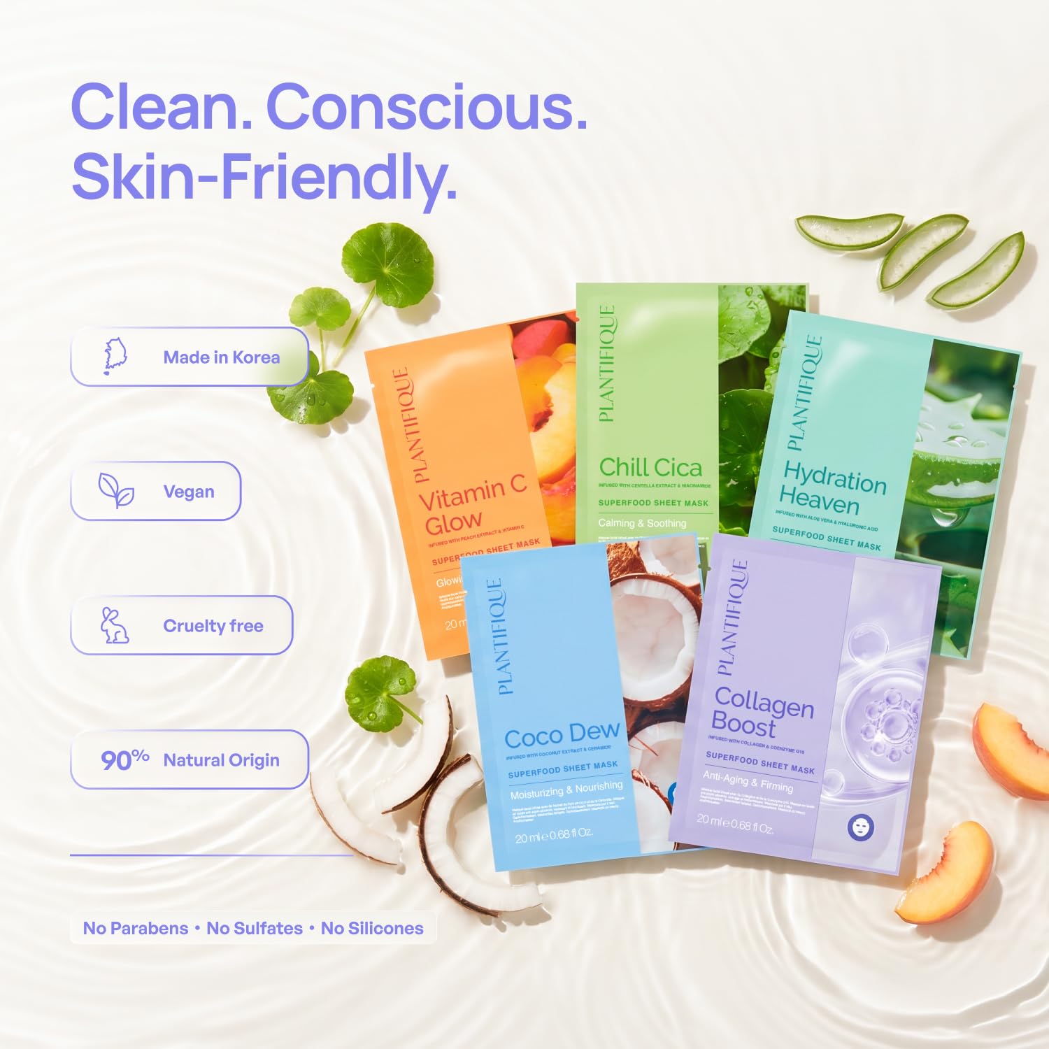 PLANTIFIQUE ingredient display with blueberry and collagen emphasizing antioxidant support