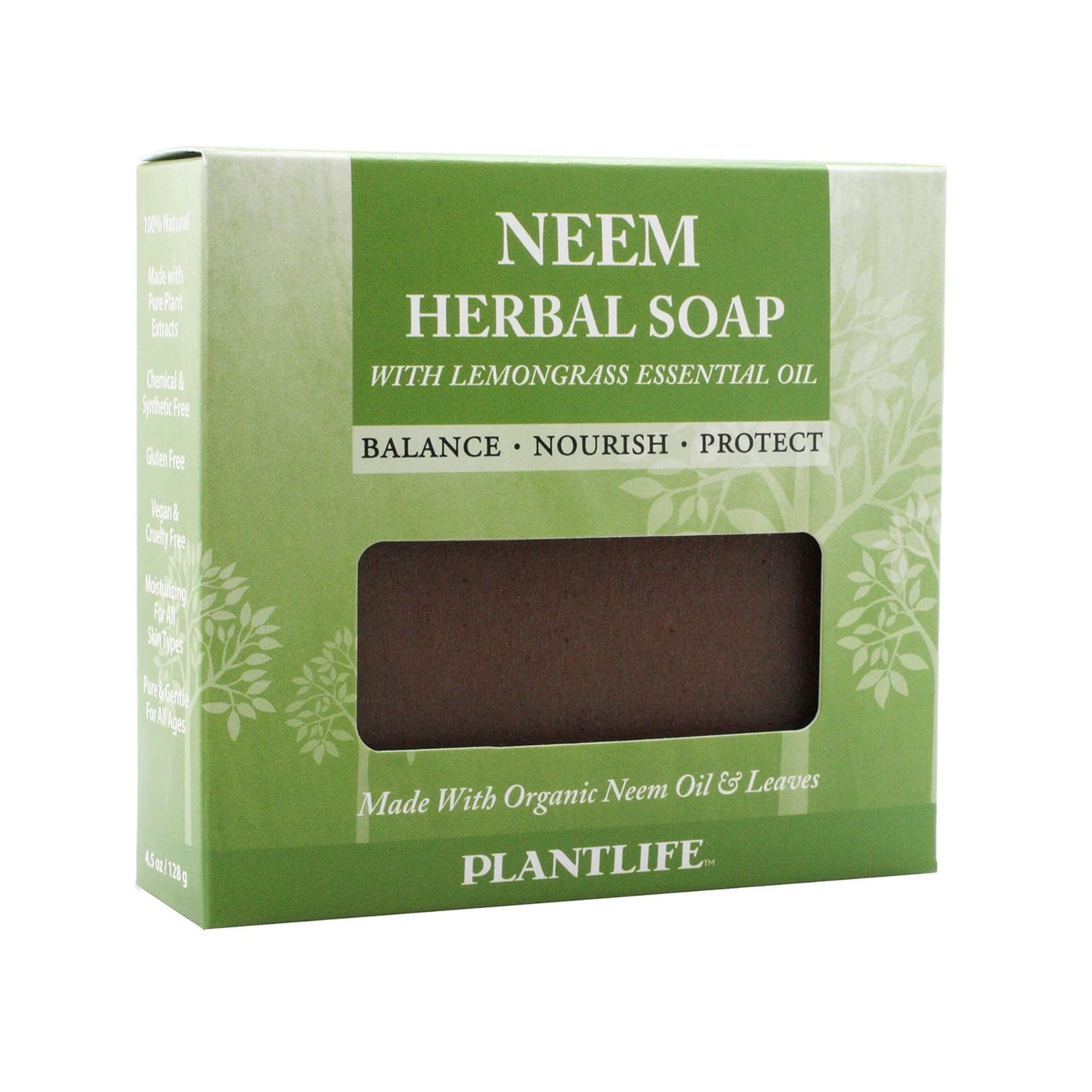Plantlife neem bar front packaging showing brand and clean plant-based presentation