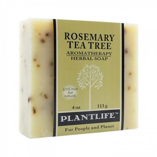 Plantlife bar soap front packaging showing brand and scent for clear product ID and benefit