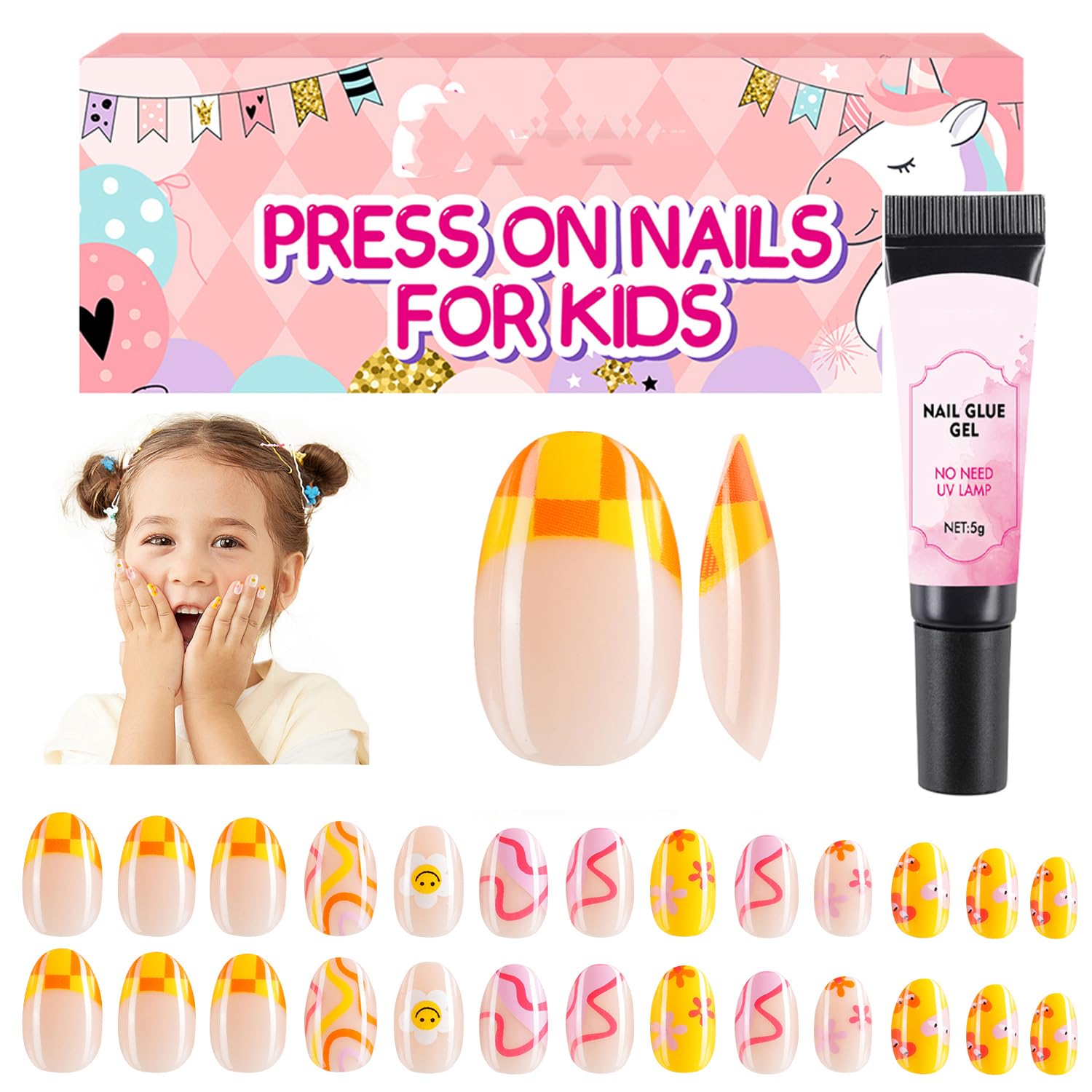 Plauva front packaging showing 26-piece set and glue, easy kit benefit