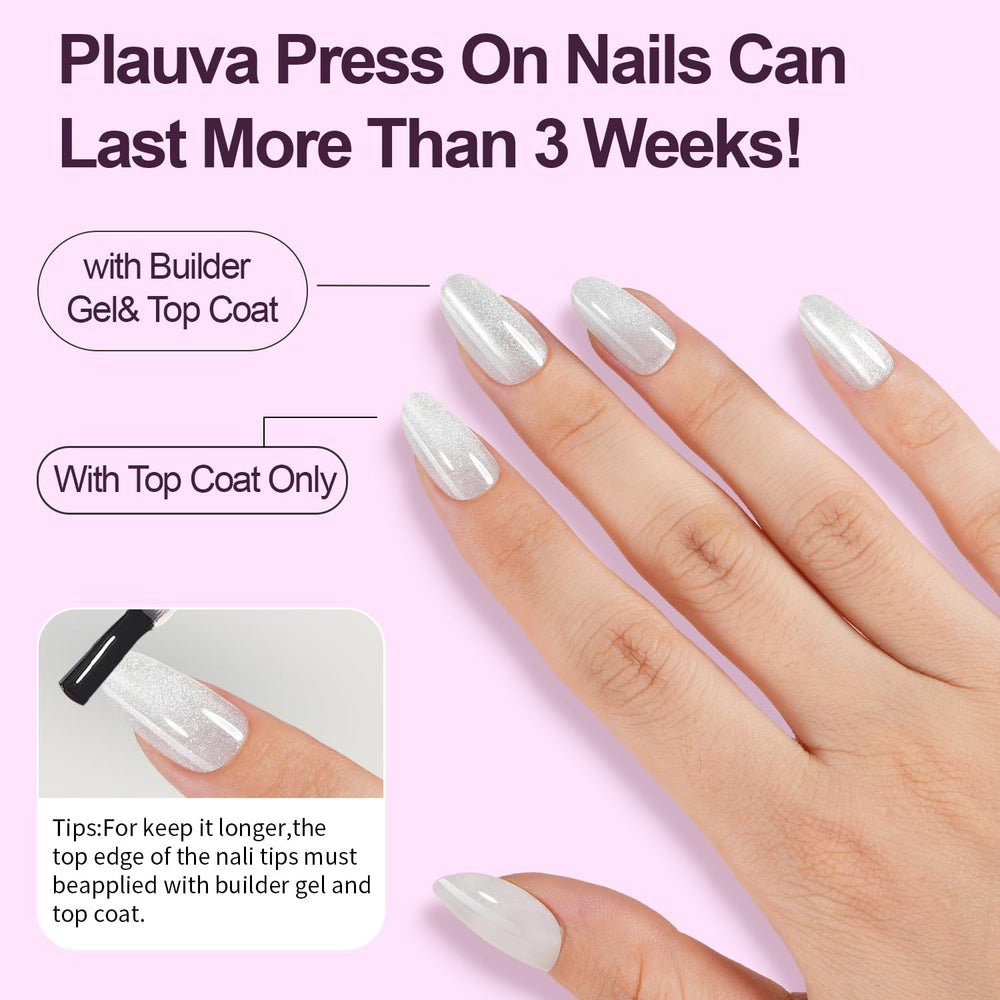 Plauva glossy edge detail showing thin rear edge for snug cuticle fit