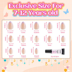 Plauva size chart and layout illustrating 13 sizes for a precise kid-friendly fit
