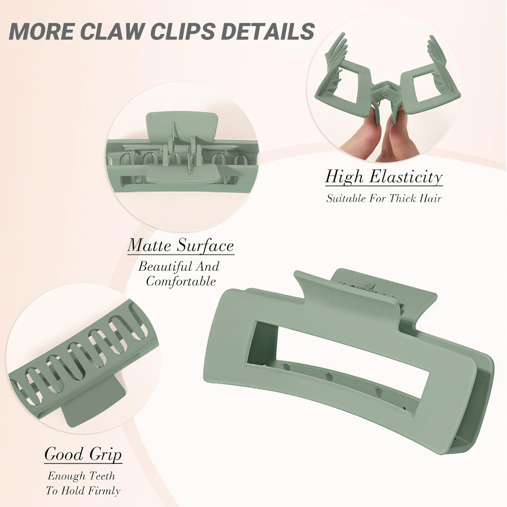 PLERAVOX matte claw clip detail showing textured finish for superior grip