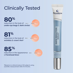 Plexaderm applied in bathroom mirror showing ready-for-event confidence benefit