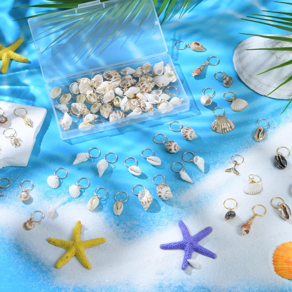 PLIGREAT charm clipped on braid in beach scene offering instant summer styling benefit