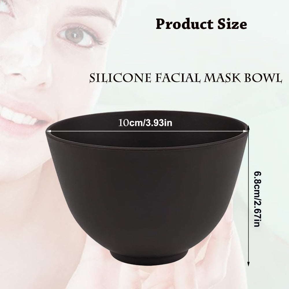 PLINNILUY bowl with spatula mixing mask showing easy application benefit