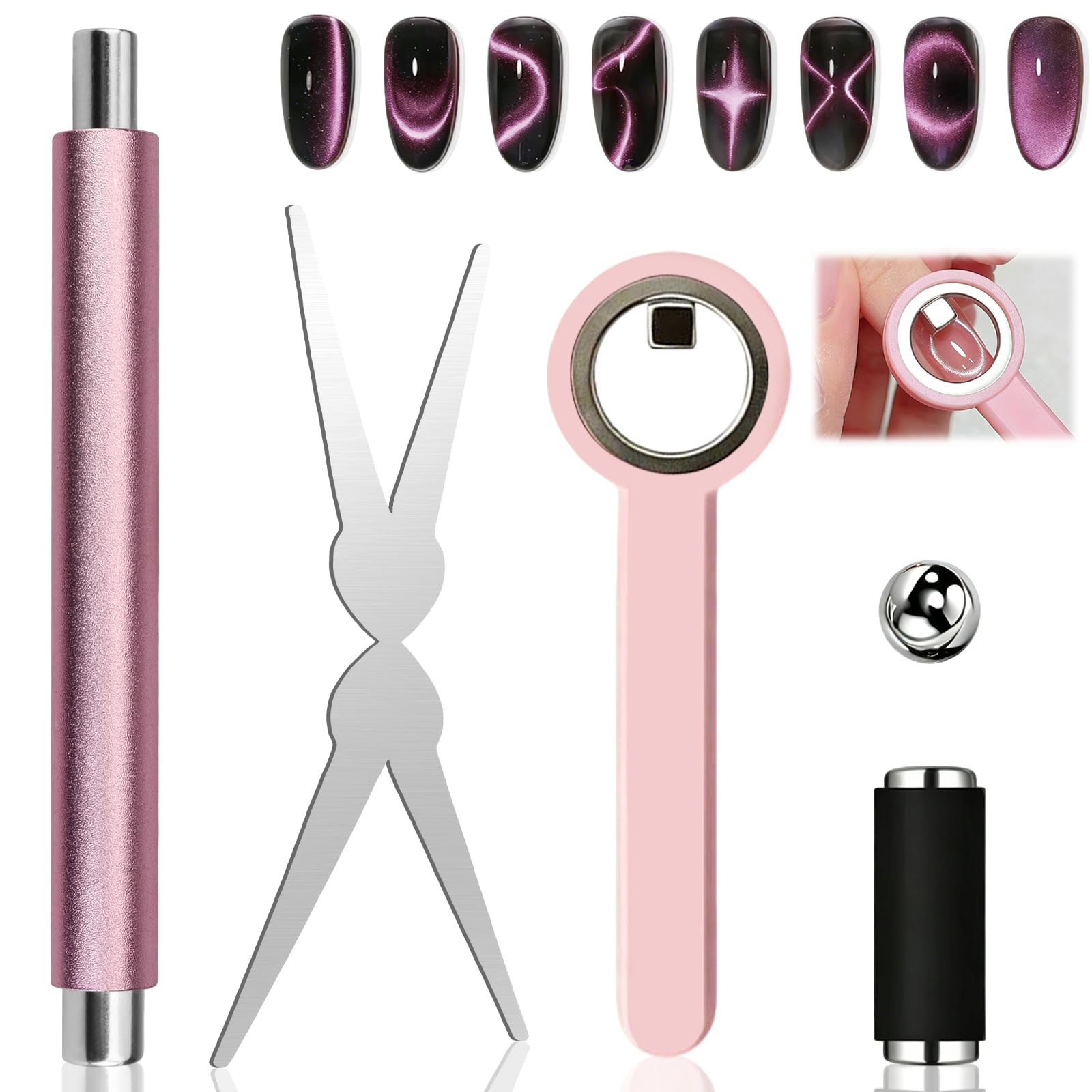 Plman circle magnet front view showing ergonomic handle and precise control