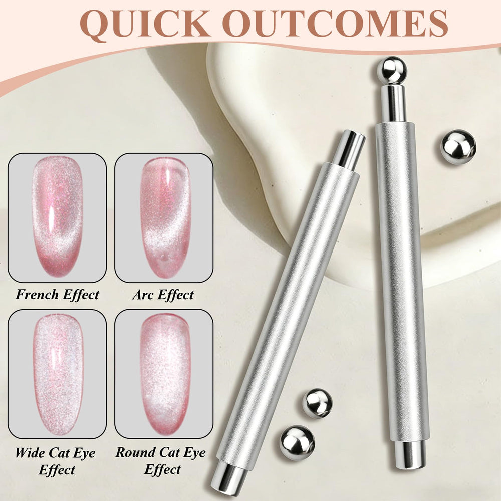 Plman double-head pen with scissor guide for targeted placement and French tips