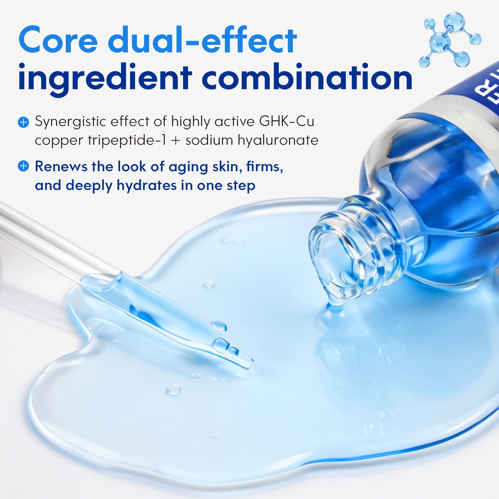 plomala dropper dispensing clear serum for precise application