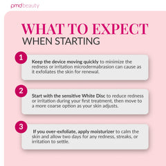 PMD Beauty lifestyle shot on bathroom counter for at-home spa convenience