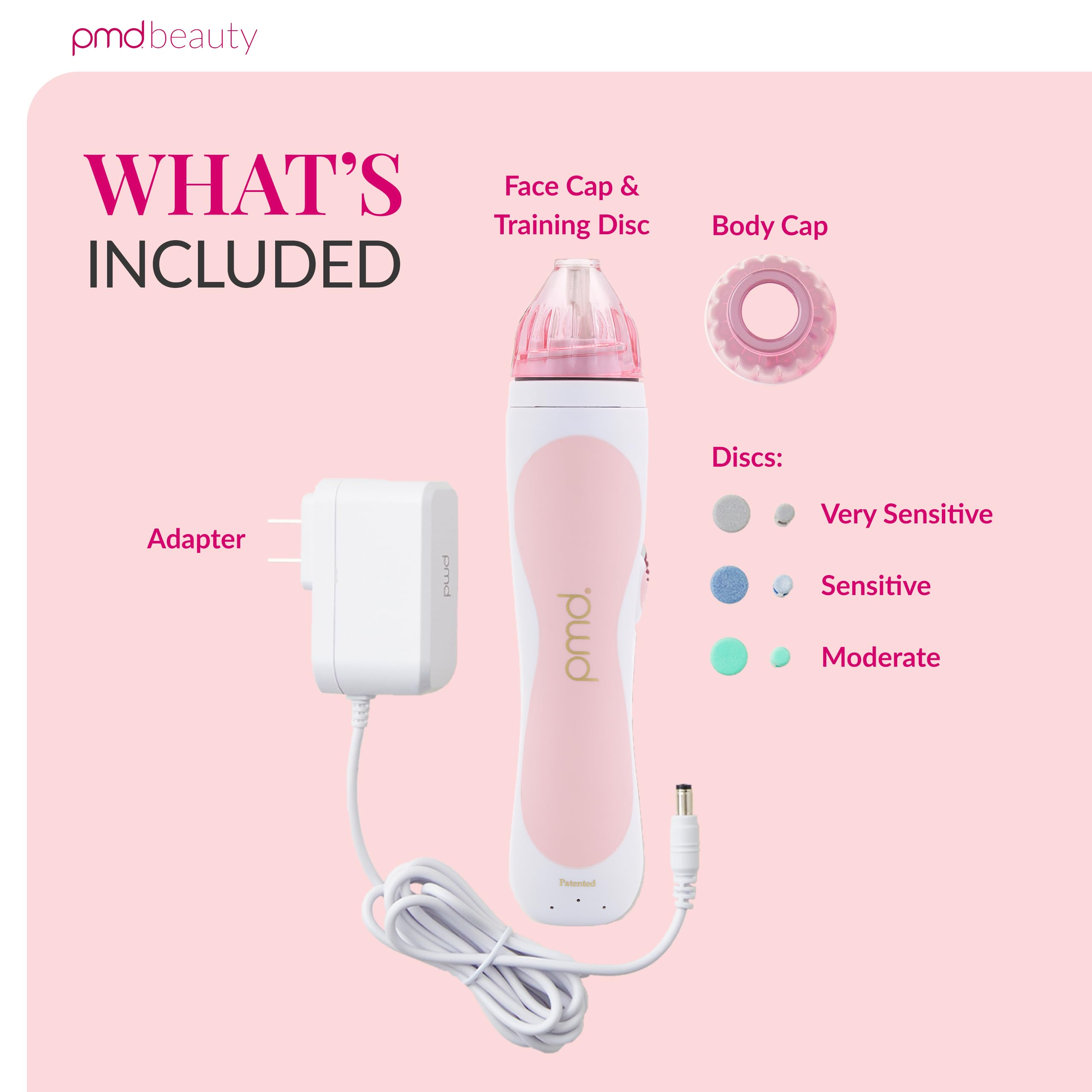 PMD Beauty demonstration of swapping discs for customizable exfoliation options