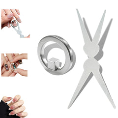 PMDYBY ring magnet front view showing precise hollow cat-eye control