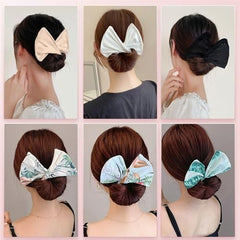 PMRXSETD step-by-step styling demo rolling into a French twist for easy learning
