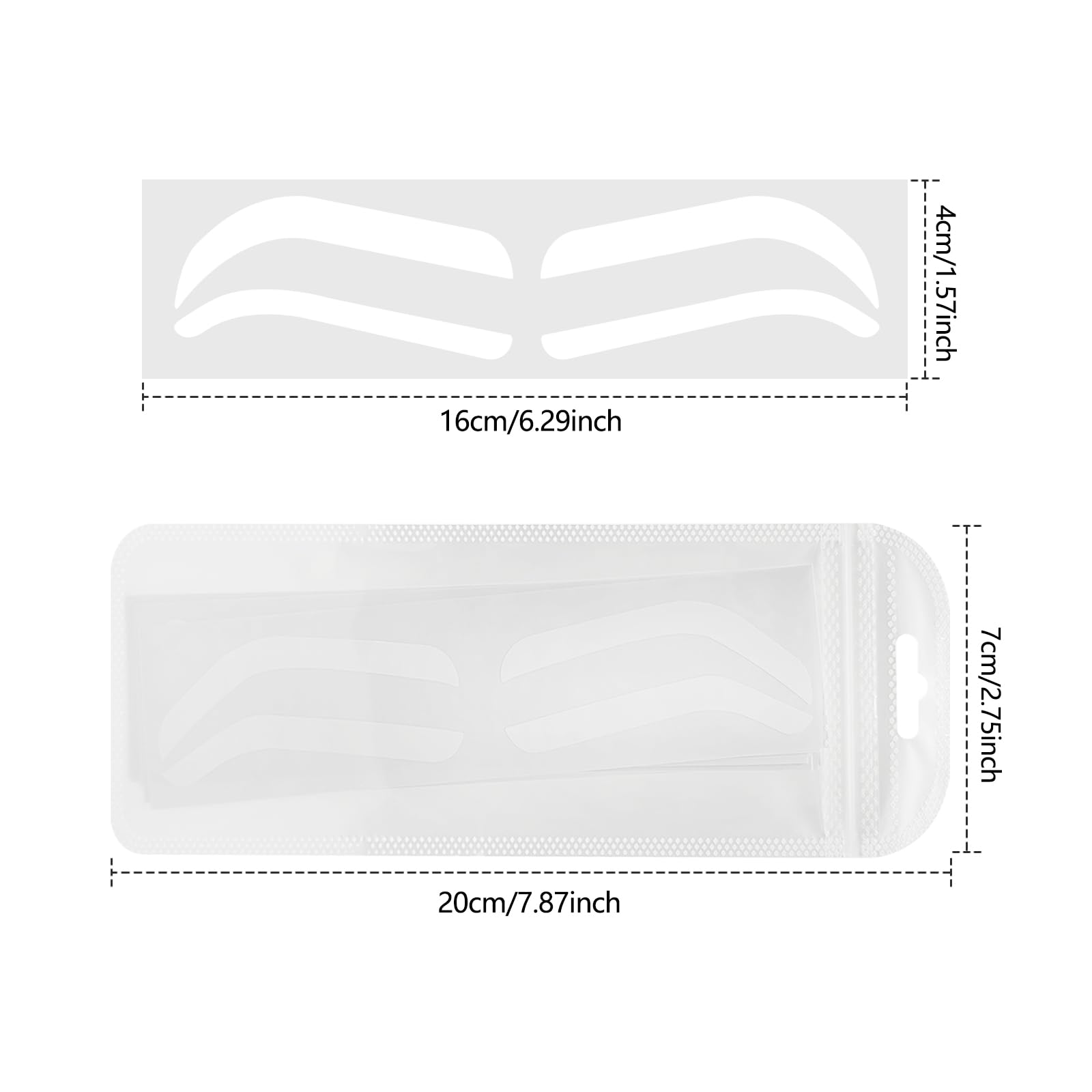 PMUBEAUTY single disposable pair removed from backing for hygiene