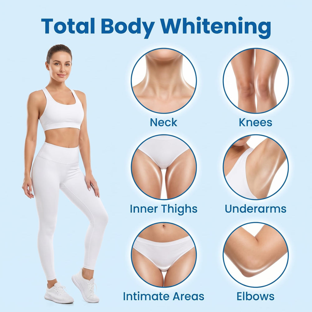 POBEMY product label close-up listing arbutin, niacinamide and vitamin C benefits