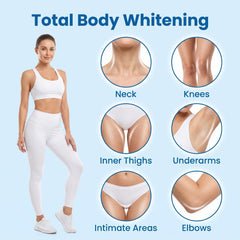 POBEMY product label close-up listing arbutin, niacinamide and vitamin C benefits