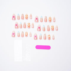 poduojieyi application kit with file jelly tabs and stick, complete at-home mani benefit