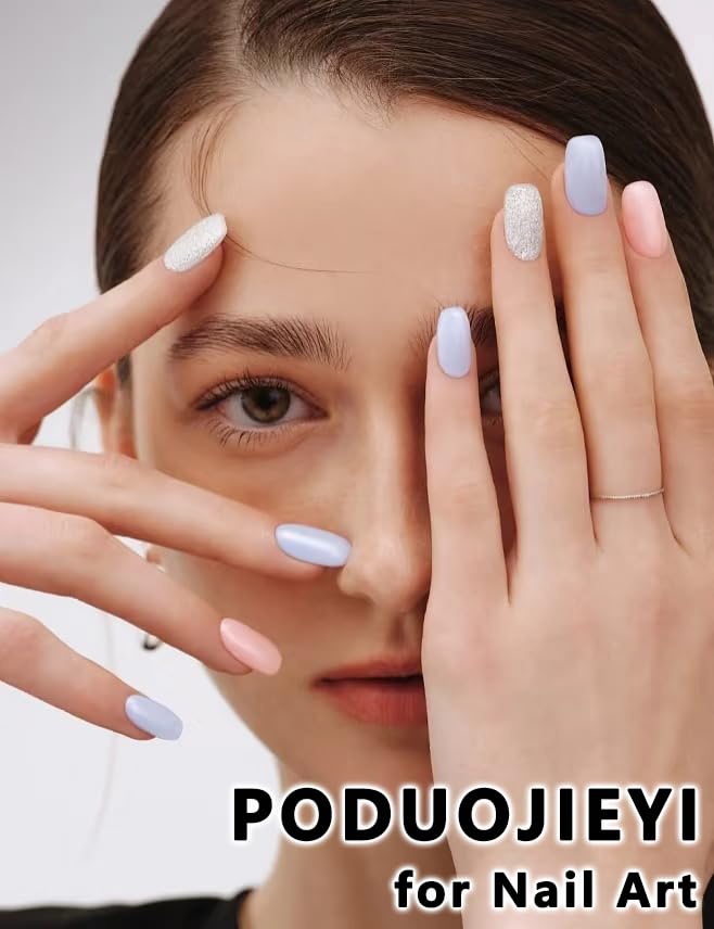 PODUOJIEYI lifestyle flatlay matching nails to outfit for fashion-ready benefit