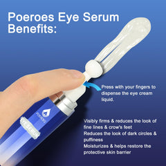 POEROES stainless-steel 360-degree roller close-up for cooling massage