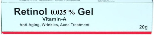 Polet retinol gel front packaging shows tube and benefits for smoother skin
